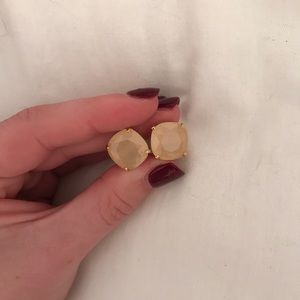 Kate Spade nude earrings